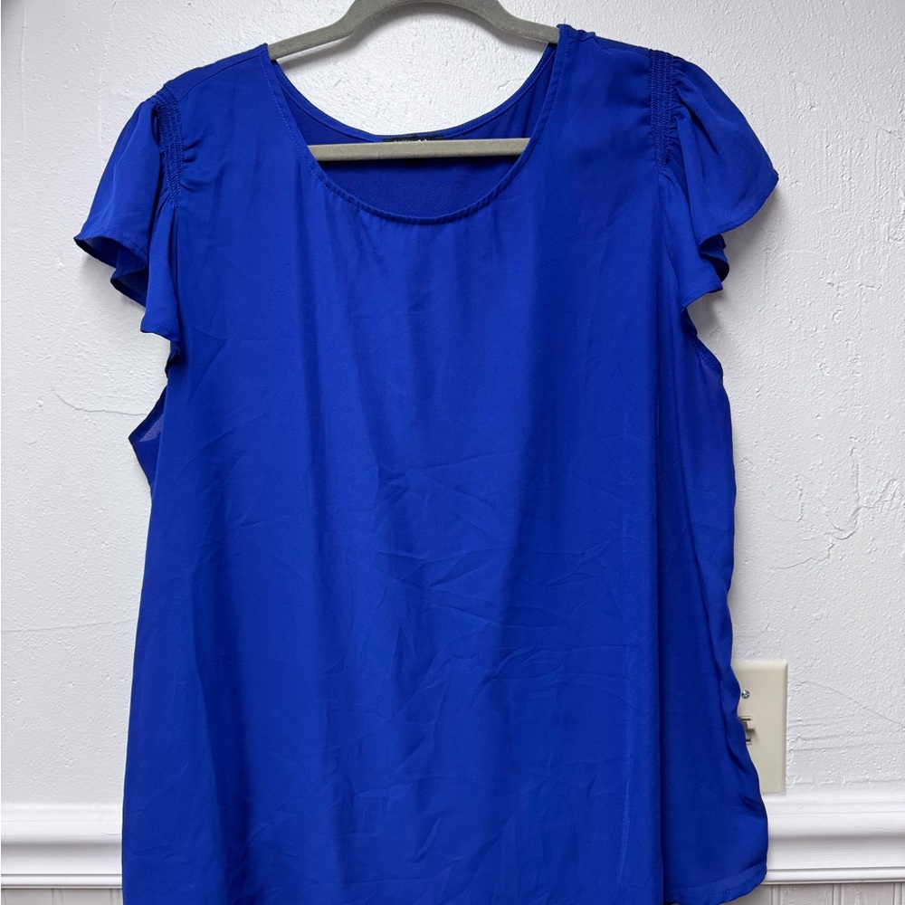 Papermoon Royal Blue Briarwood Blouse